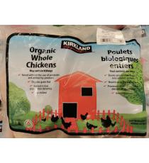 Organic Whole Chickens, 2 Pieces, 3 Kg ( /- 50 g)