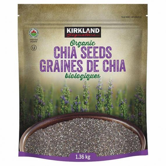 Graines de Chia biologiques Kirkland Signature, 1,36 kg