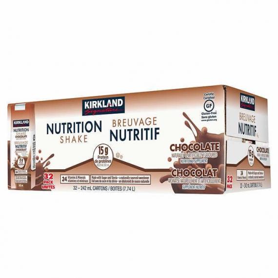Kirkland Signature Breuvage Nutritif, Chocolat, 32x242 ml