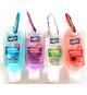 Wish Désinfectant pour les mains avec clip et vitamine E, 4 × 53 ml