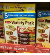 DARE Cracker, Variety Pack, 5 Individual Cartons Inside, 1.15 kg