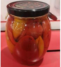 Tassos Fire Roasted Whole Sweet Florina Peppers - 1.5 L