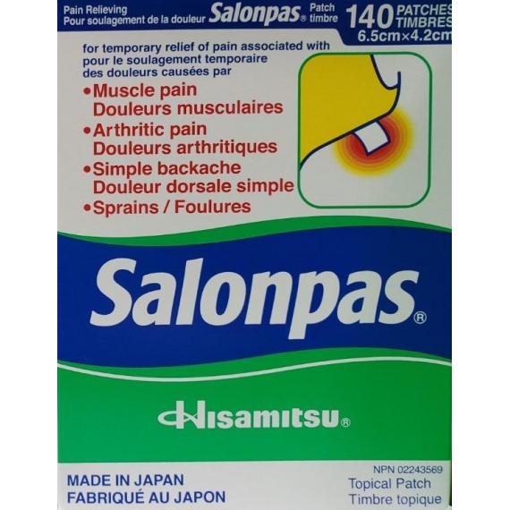 Patch Anti-Douleur Salonpas, 140 patchs