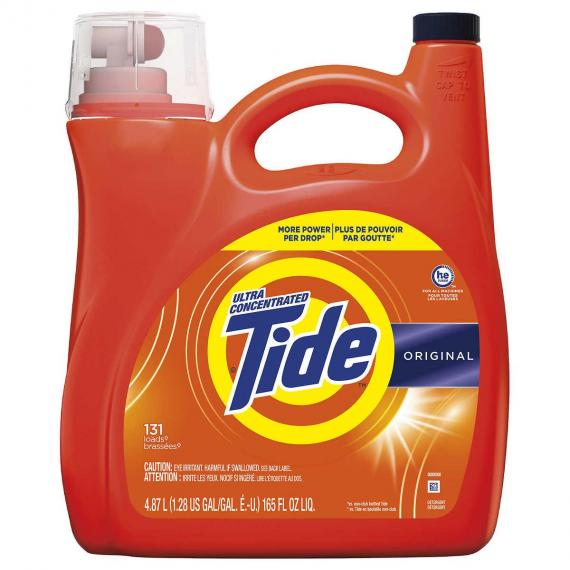 Tide HE Liquid Laundry Detergent, 4.87 L, 131 loads