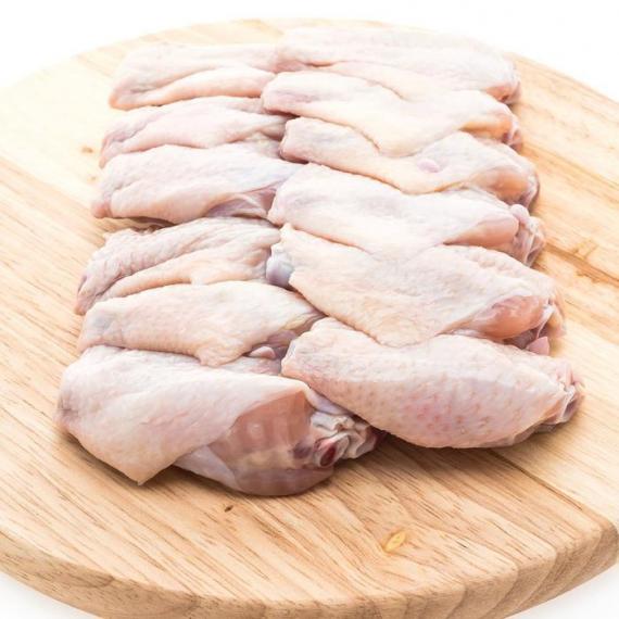 Chicken wings, Tips removed / split, 2.450 Kg (+/- 50g)