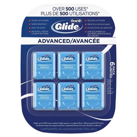 Oral-B Glide Floss - 6 packs