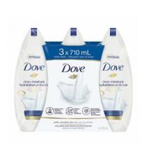 Dove - Nettoyant pour le corps hydratation profonde, Paquet de 3 x 710 ml