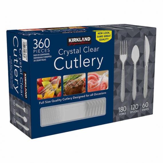 Kirkland Signature Plastic Cutlery Combo, 360-pack