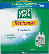 Opti-Free Replenish Solution - 2 x 414mL + 90 mL