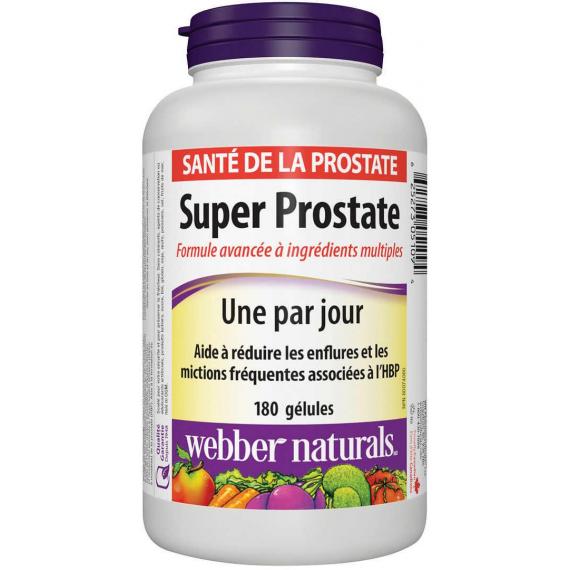 webber naturals - Super Prostate Formule avancée à ingrédients multiples 180 gélules