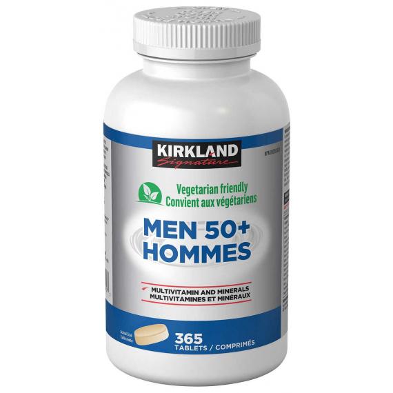 Kirkland Signature – Formule Forte pour hommes sénior, 365 comprimés