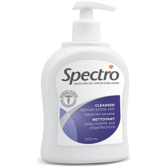 SPECTRO, Nettoyant peau à imperfections, 500 ml