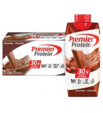 Premier Protein Shake au chocolat riche en protéines 325mL, 18 unités