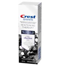 Crest, Dentifrice au charbon 3DW Whitening Therapy, 4 x 90 ml