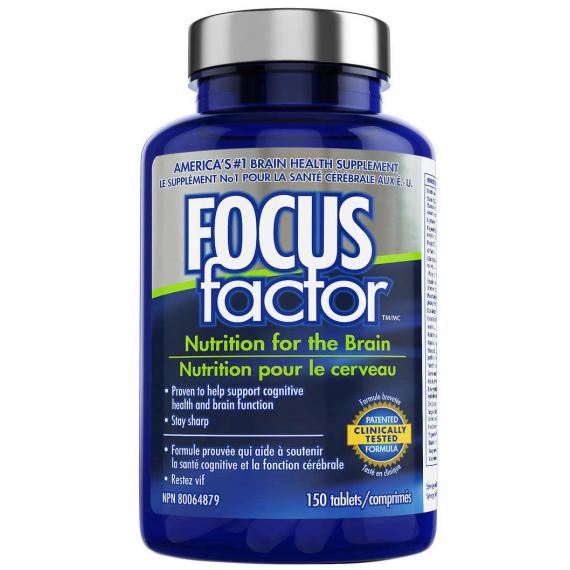 Focus Factor Nutrition pour le cerveau - 150 comprimés