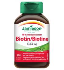 Jamieson, biotine 10000MCG 120 gélules