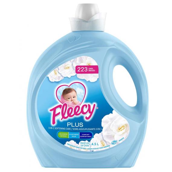 Fleecy Plus Fabric Softener, 4.5 L