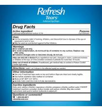 Refresh Tears Lubrifiant Eye Drops Multi-Pack, 65 ml. (4 * 15 ml + 5 ml)