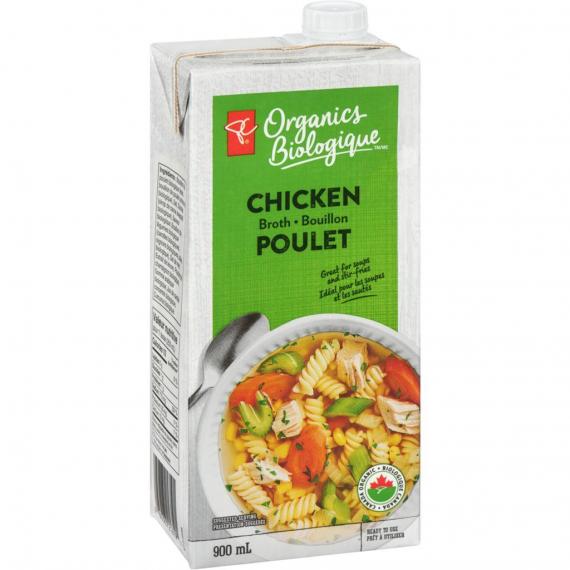 PC ORGANICS Chicken Broth, 900 ml