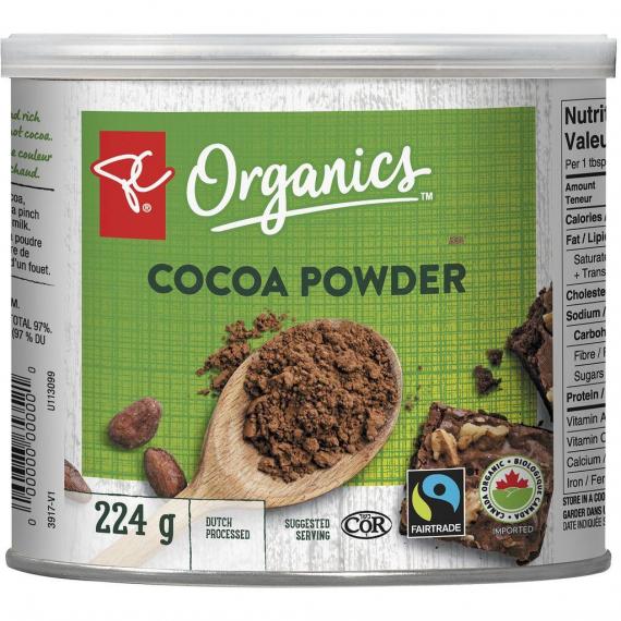 PC biologique Poudre de cacao, 224 gr