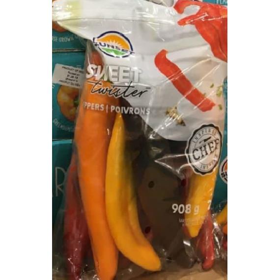 Long Sweet Peppers, Product Of Mexico, 908 g