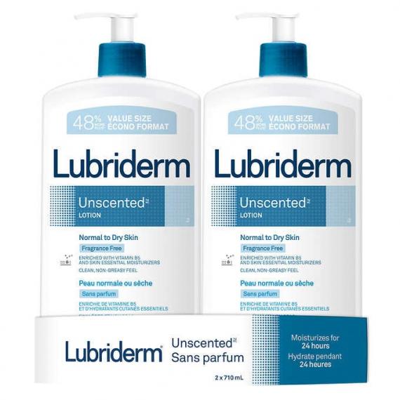 Lubriderm - Lotion sans parfum 2 bouteilles de 710 ml