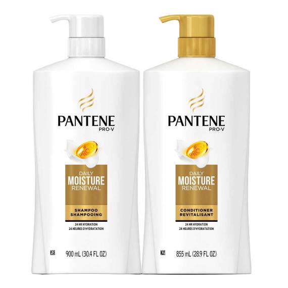 Pantene, shampooing Pro-V 900 ml et revitalisant 855 ml