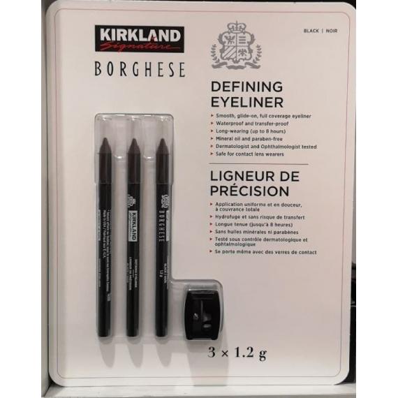 Kirkland Signature - Ensemble de 3 ligneurs Borghese avec taille-crayon