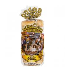 The Original Fairmount Bagel Sesame Seed Bagels 3 × 420 g