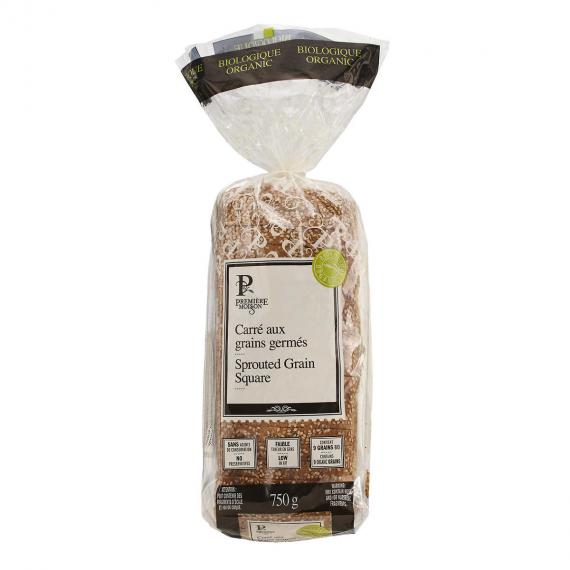 Premiere Moison Sprouted 8 Grain Squares Biologique Bread, 2 packs x 750 g