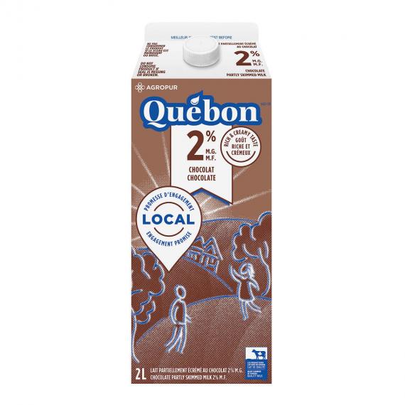 Quebon Lait au Chocolat 2% 2L