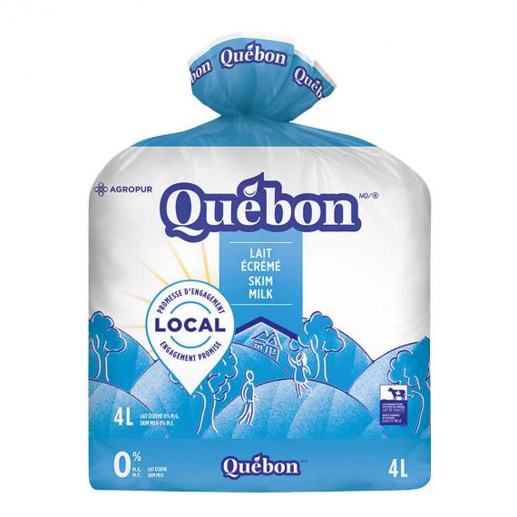 Quebon Skim Milk, 4 L