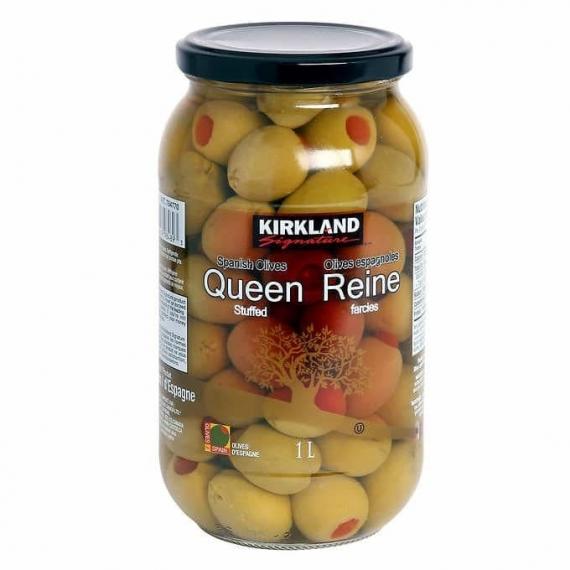 Olives reine Kirkland Signature, 1 L