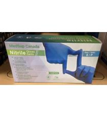 MedSup Canada Nitril Gloves, Small, Latex Free, Non-Sterile, Pack of 100