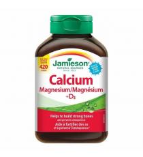 Jamieson – Calcium magnésium avec vitamine D3 -- 420 comprimés