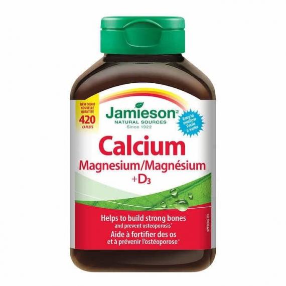 Jamieson Calcium Magnesium with Vitamin D3 Tablets, 420count Deliver