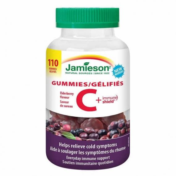 Jamieson - vitamine C + immune shield gélifiés, 110 gélifiés