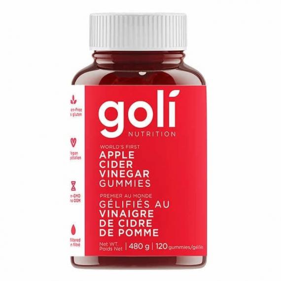 Goli Apple Cider Vinegar Gummies - 120 Gummies