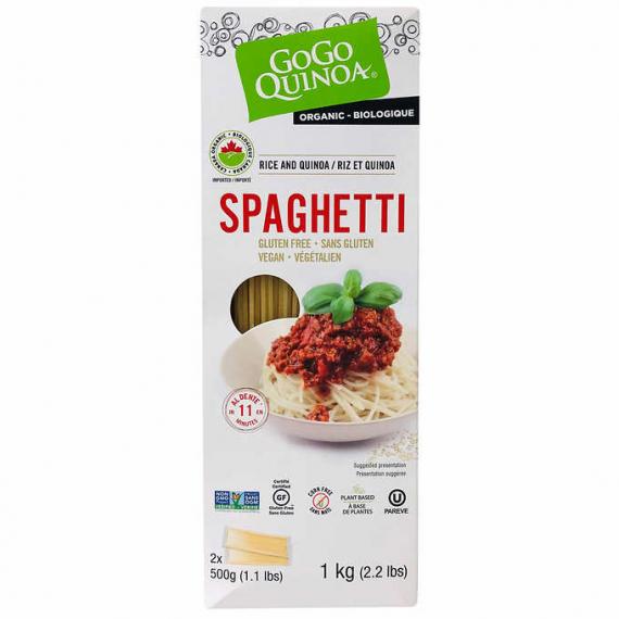 GoGo Quinoa Rice and Quinoa Organic Spaghetti - 1kg