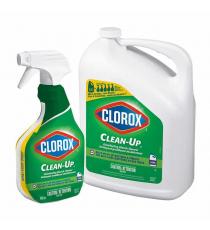 Clorox Clean-Up Disinfectant Bleach Cleaner Spray, Fresh Scent, 946 mL Spray with 5.32L Refill