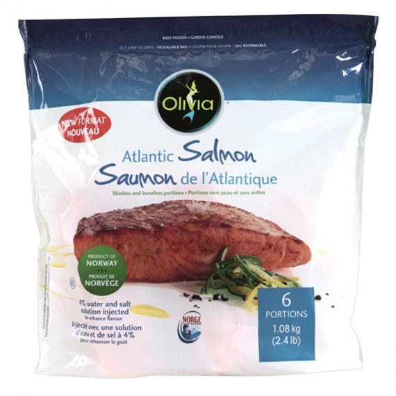 Olivia Frozen Atlantic Salmon 1.08 kg