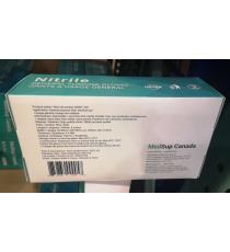 MedSup Canada Nitril Gloves, Large, Latex Free, Non-Sterile, Pack of 100