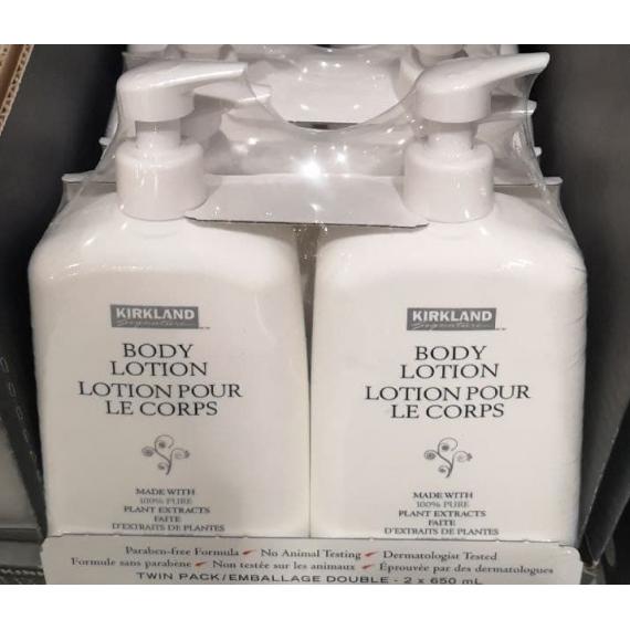 Kirkland Signature lotion pour le corps, 2 x 650 mL DeliverGrocery