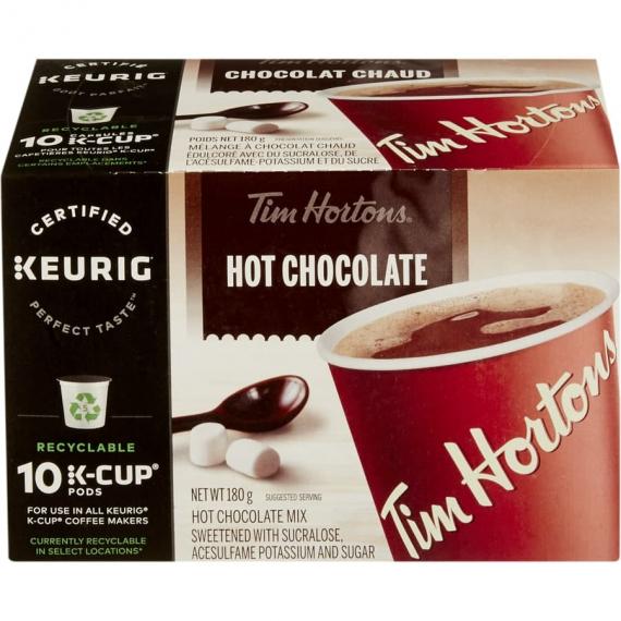 TIM HORTONS K Cup Chocolat Chaud, Original, 10 unités