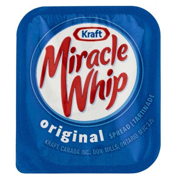 Kraft Miracle Whip, Pack of 200