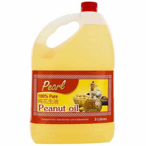 Pearl - Huile d’arachide 100 % pure, 3l