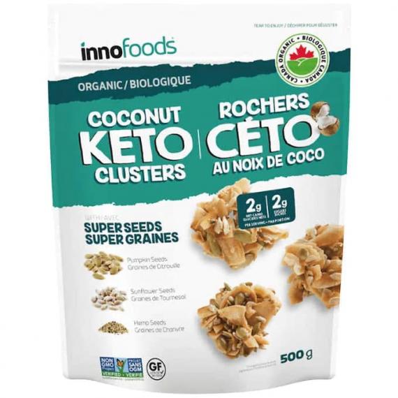 Inno Foods - Rochers à la noix de coco céto, Biologique, 500 g