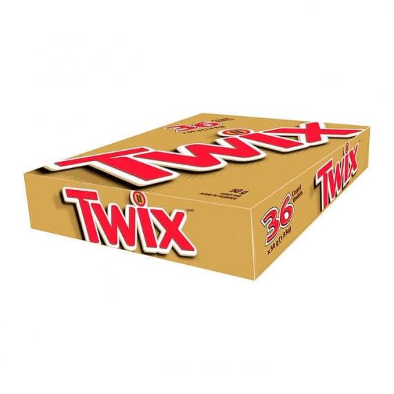 Twix Cookie Chocolate Bars, 36 × 50 gr