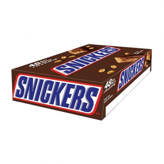 Snickers Chocolate Bars, 48 × 52 g