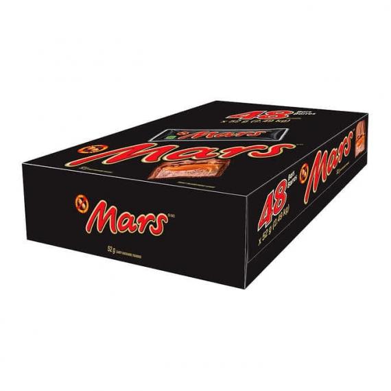 Mars Caramel Chocolate Bars, 48 × 52 g